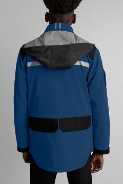 Chamarras Canada Goose Hombre Mexico - Photojournalist Rompevientos Azules Oscuro AX6127540
